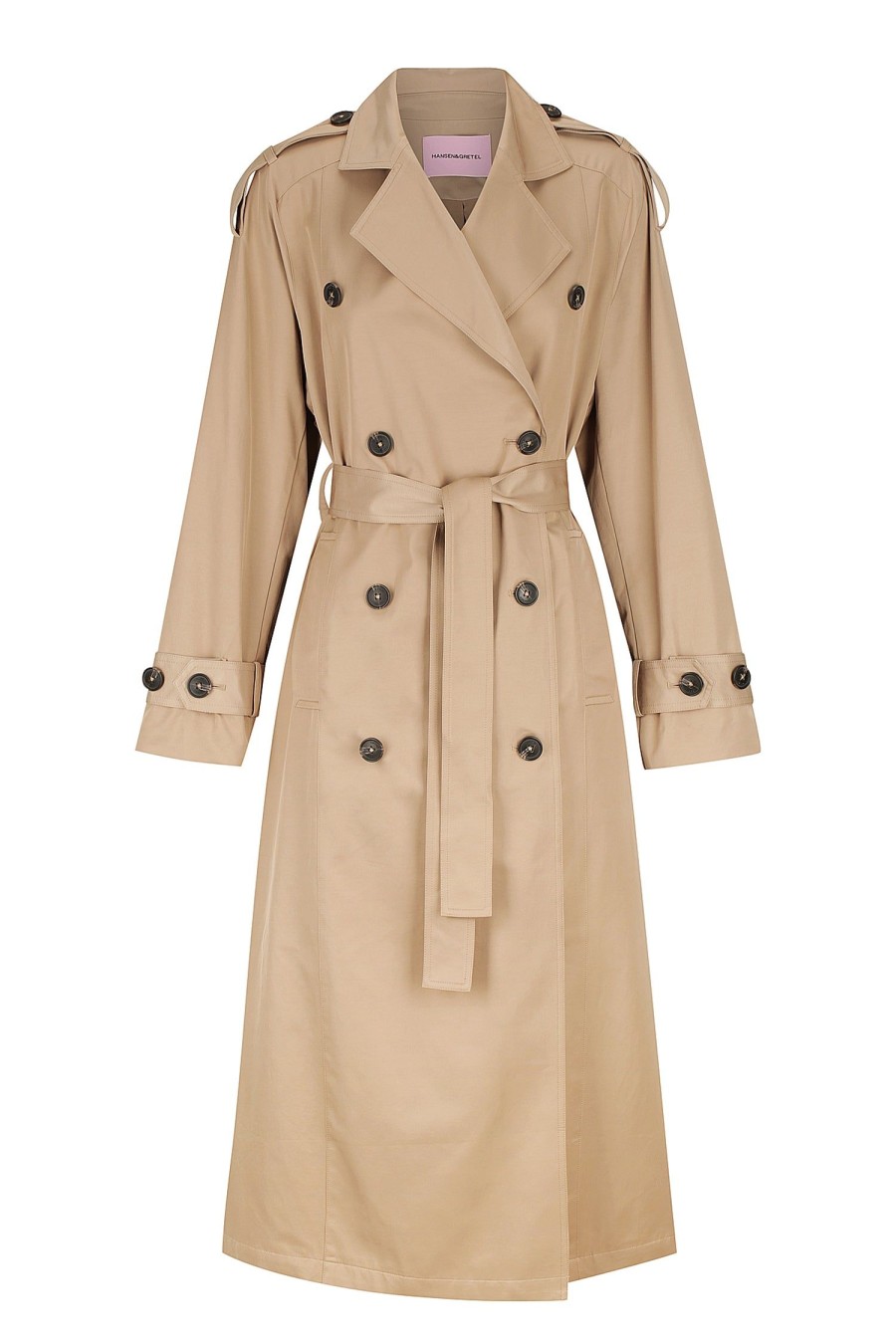 Women Hansen & Gretel Jackets | Taylor Trench Coat Taupe