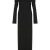 Women Hansen & Gretel Knitwear | Belair Knit Midi Dress Black