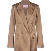 Women Hansen & Gretel Jackets | Alistair Tailored Jacket Ash Brown