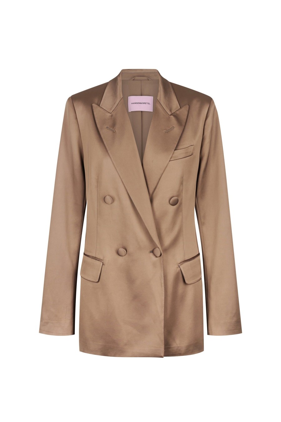 Women Hansen & Gretel Jackets | Alistair Tailored Jacket Ash Brown