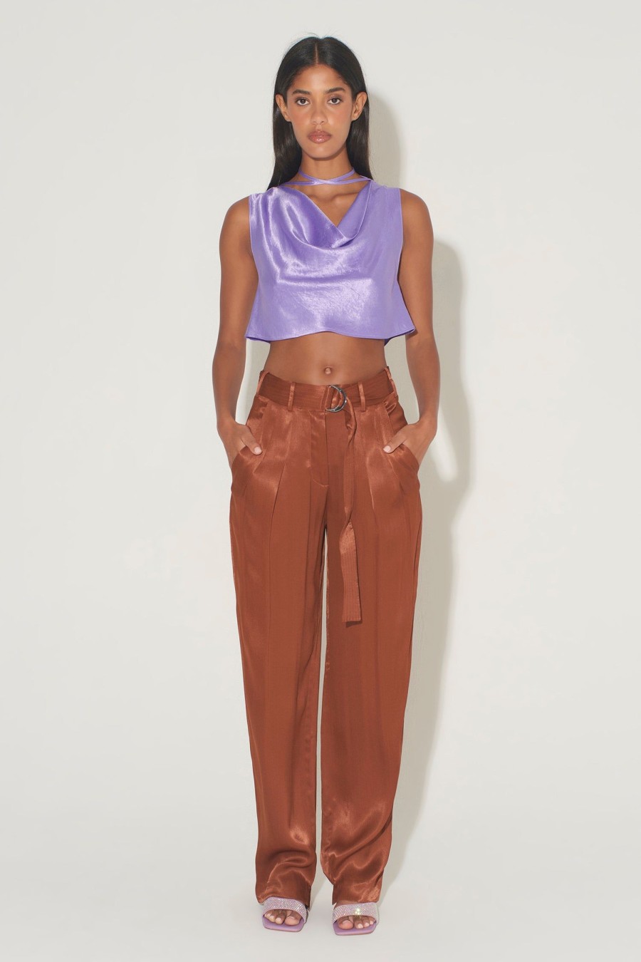 Women Hansen & Gretel Pants | Irina Pant Chestnut