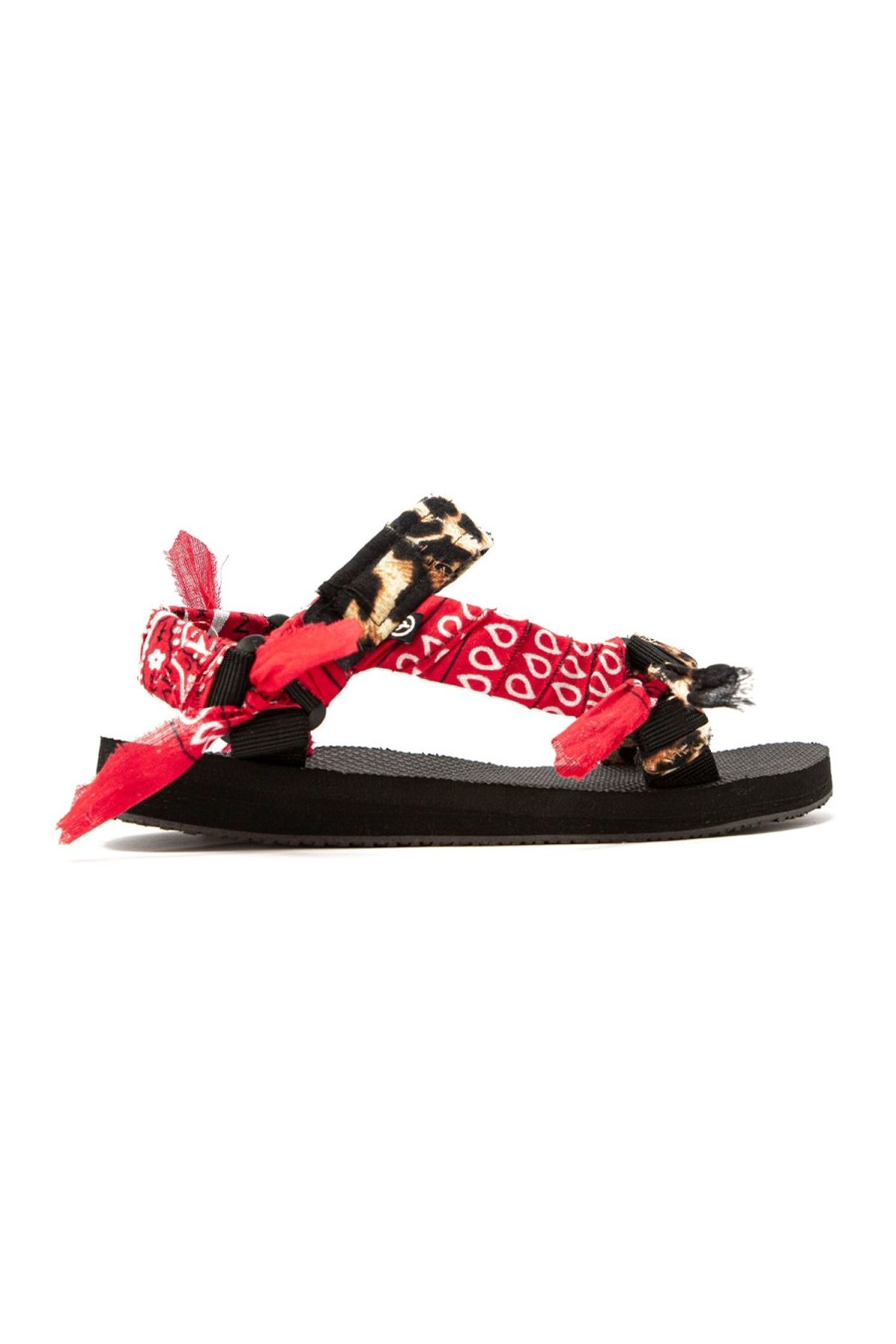 Women Hansen & Gretel | Trekky Sandals Red Leopard