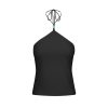 Women Hansen & Gretel Tops | Huxley Halter Top Black