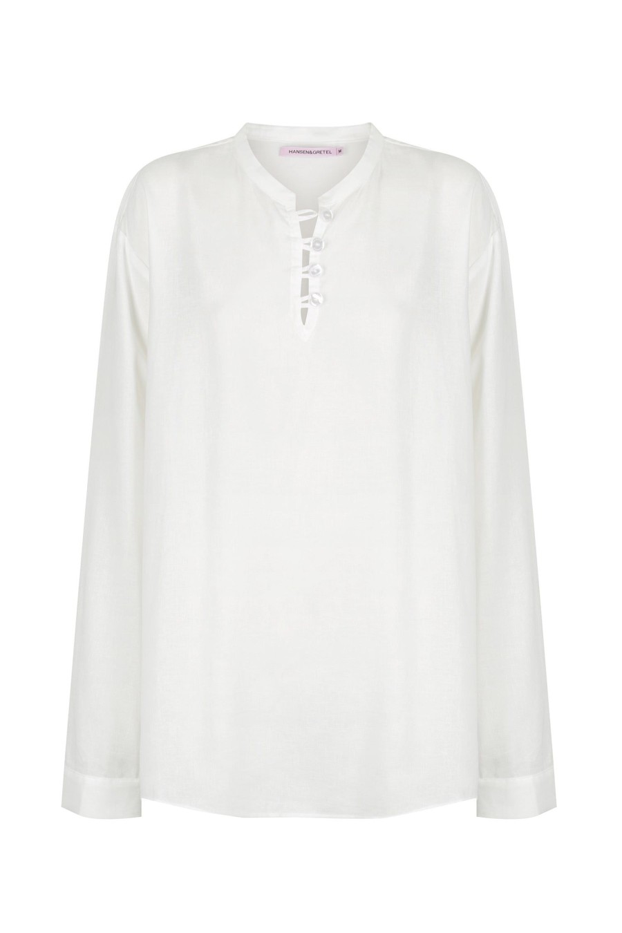 Men Hansen & Gretel Tops | Nathaniel Shirt Ivory