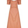 Women Hansen & Gretel Dresses | Chelsea Midi Dress Terra