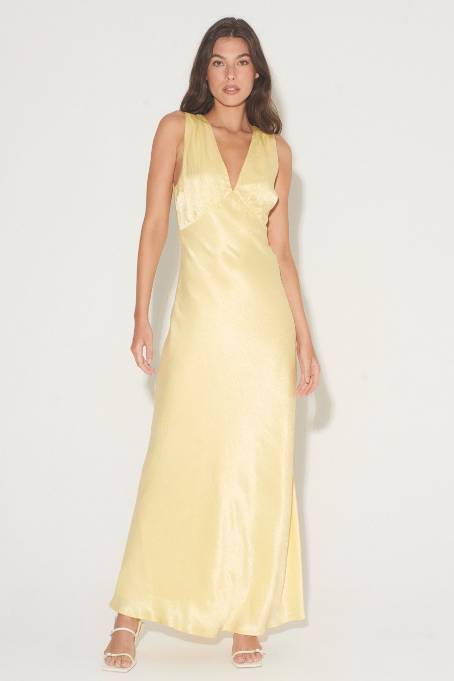 Women Hansen & Gretel Dresses | Marcelle Dress Lemon