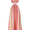 Women Hansen & Gretel Dresses | Paros Backless Maxi Dress Multi Diamond