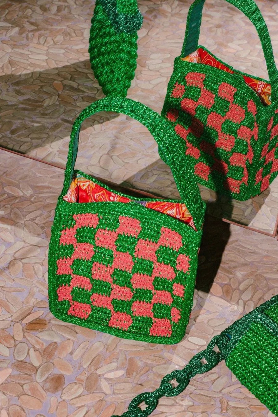 Women Hansen & Gretel Bags | Making Shapes Shoulder Bag Watermelon