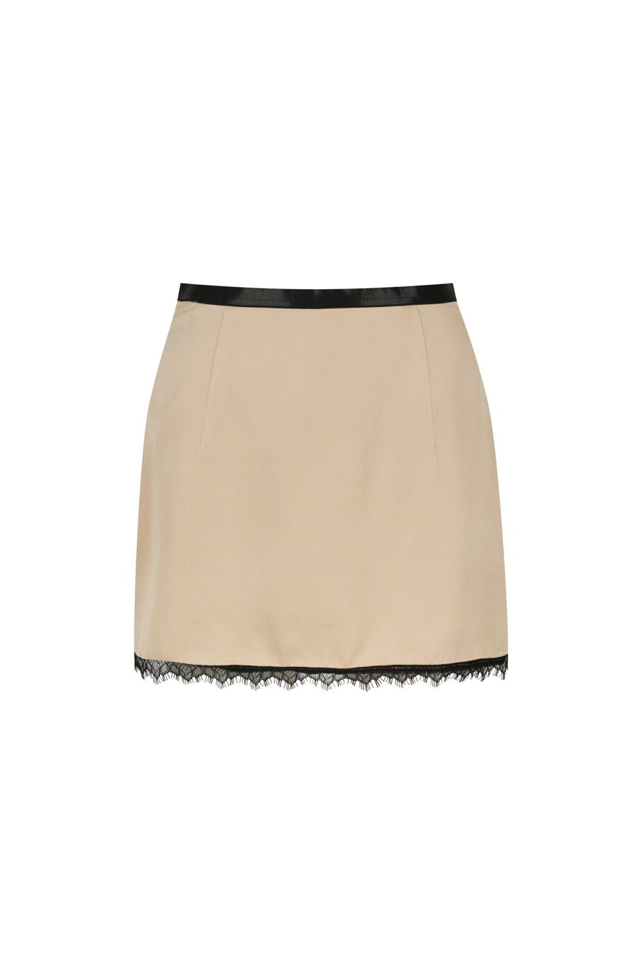 Women Hansen & Gretel Skirts | Baxter Lace Skirt Biscotti