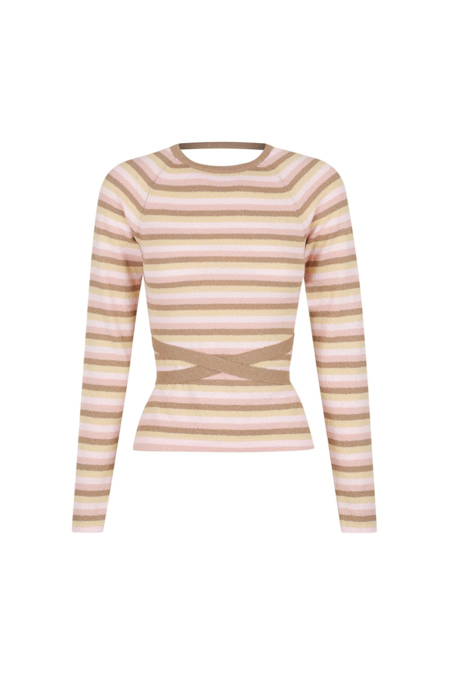 Women Hansen & Gretel Knitwear | Clarence Backless Knit Top Neapolitan