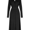 Women Hansen & Gretel Dresses | Luther Midi Shirt Dress Black