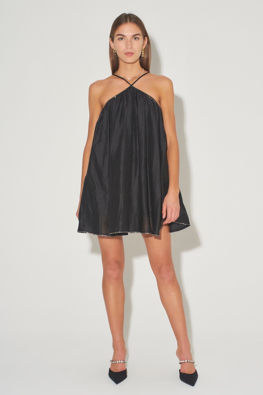 Women Hansen & Gretel Dresses | Paolo Backless Mini Dress Black