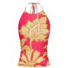 Women Hansen & Gretel Tops | Serenity Halter Top Fuchsia Fern