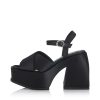 Women Hansen & Gretel | Lyla Heel Black Satin