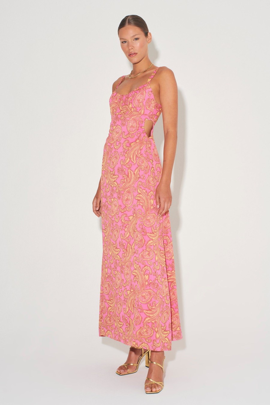 Women Hansen & Gretel Dresses | Carlos Dress Pink Spice