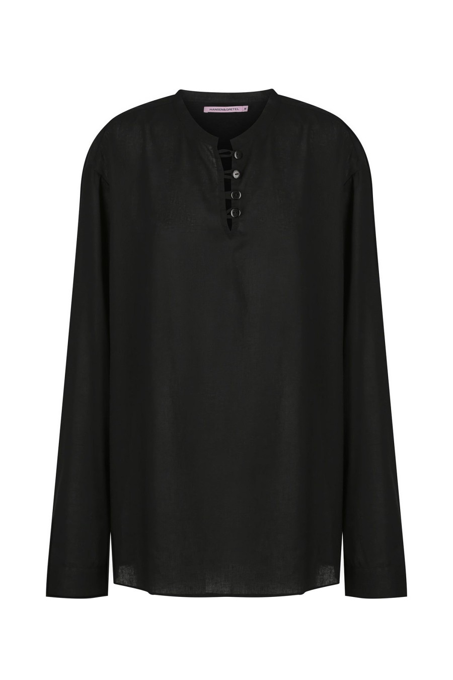 Men Hansen & Gretel Tops | Nathaniel Shirt Black