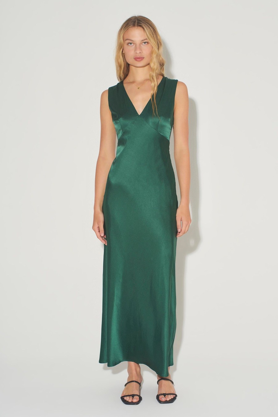 Women Hansen & Gretel Dresses | Jessa Dress Pine Green