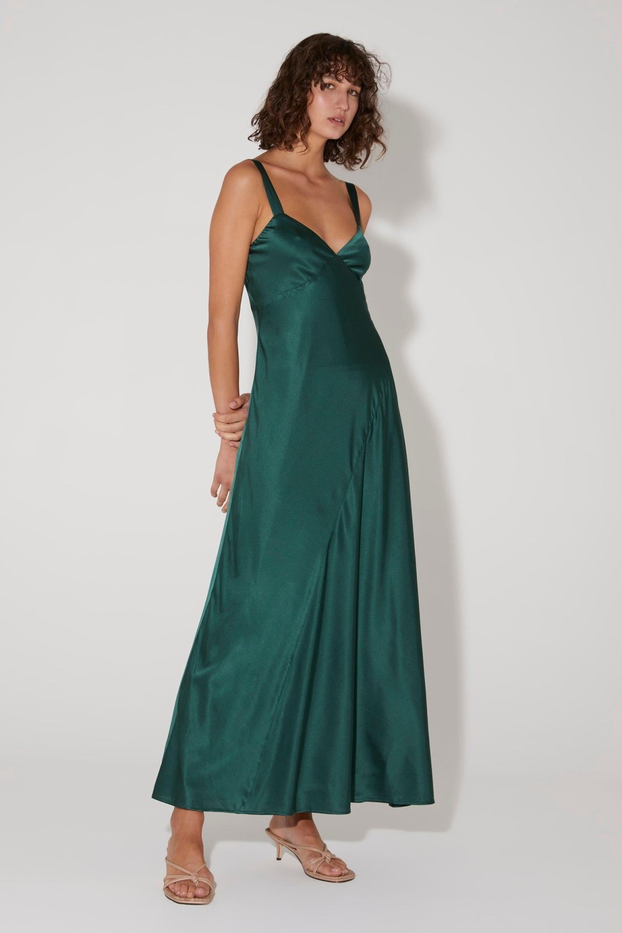 Women Hansen & Gretel Dresses | Sadie Dress Pine Green