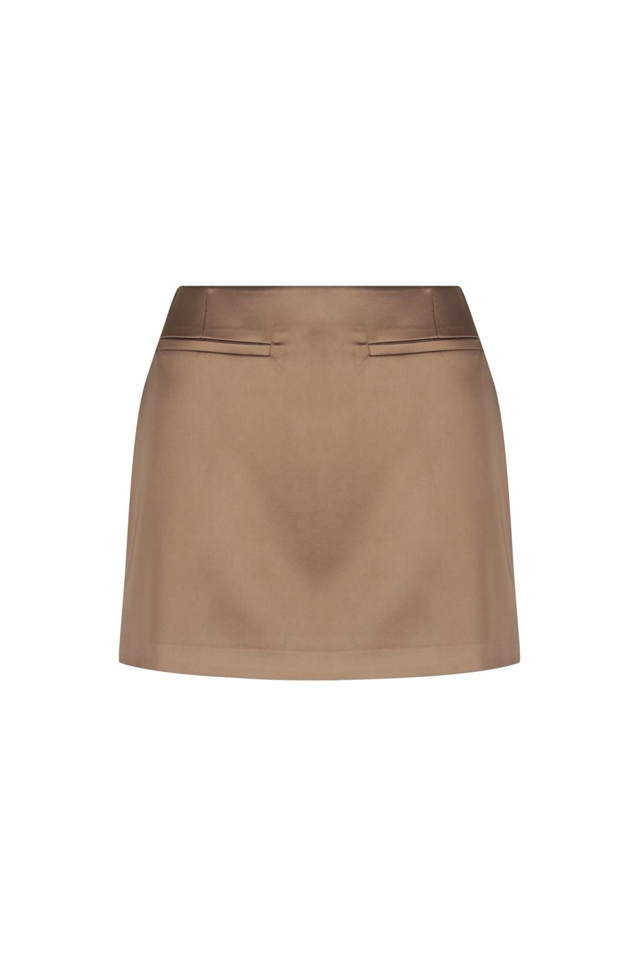 Women Hansen & Gretel Skirts | Bridget Micro Mini Skirt Ash Brown