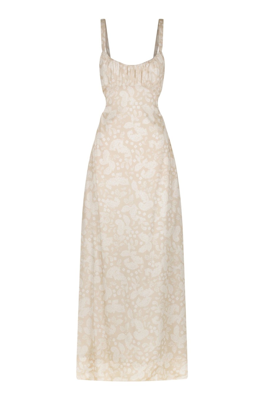 Women Hansen & Gretel Dresses | Carlos Dress Tan Paisley