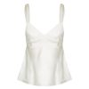 Women Hansen & Gretel Tops | Quinn Silk Cami Bone