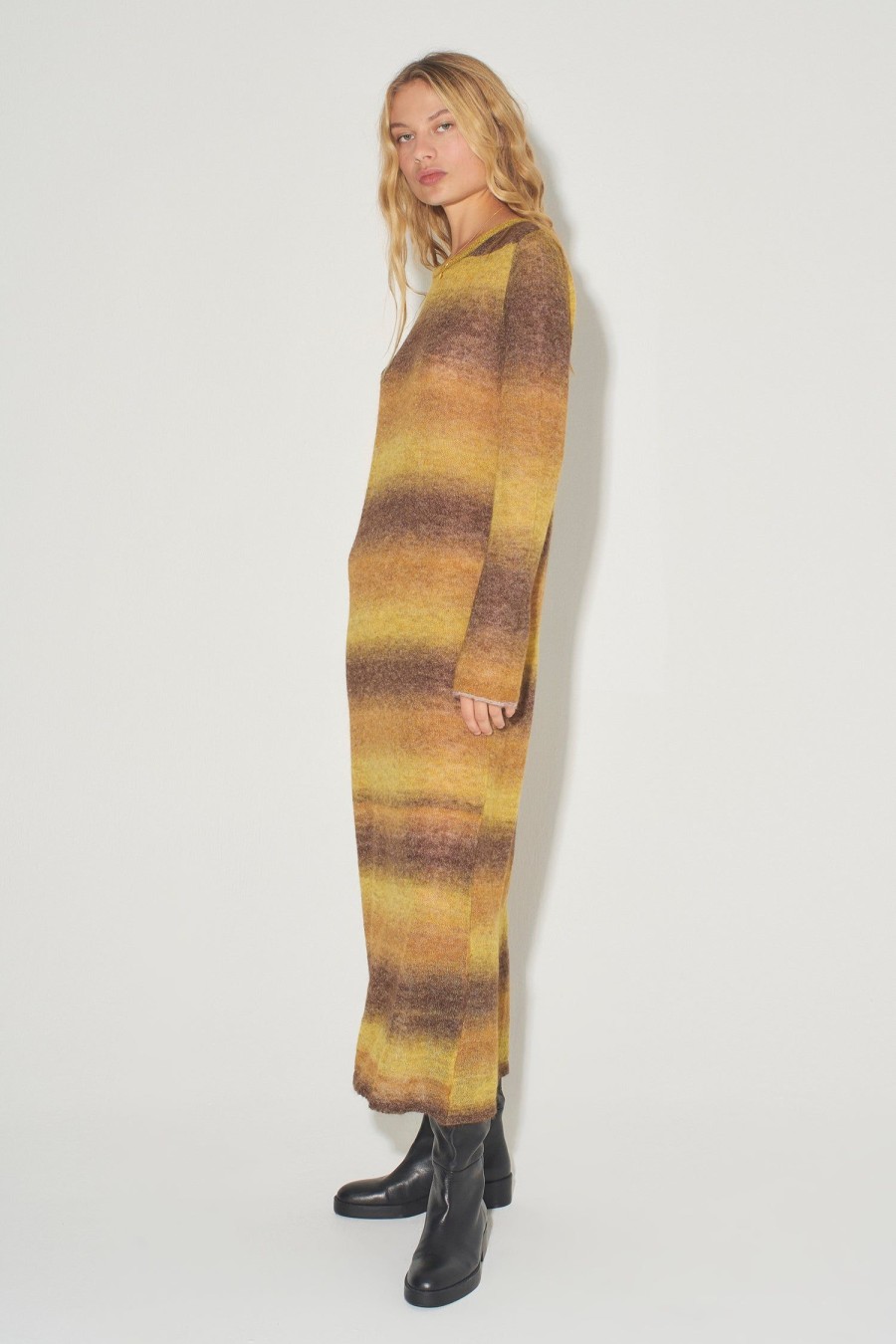 Women Hansen & Gretel Knitwear | Caruso Boxy Knit Dress Gradient