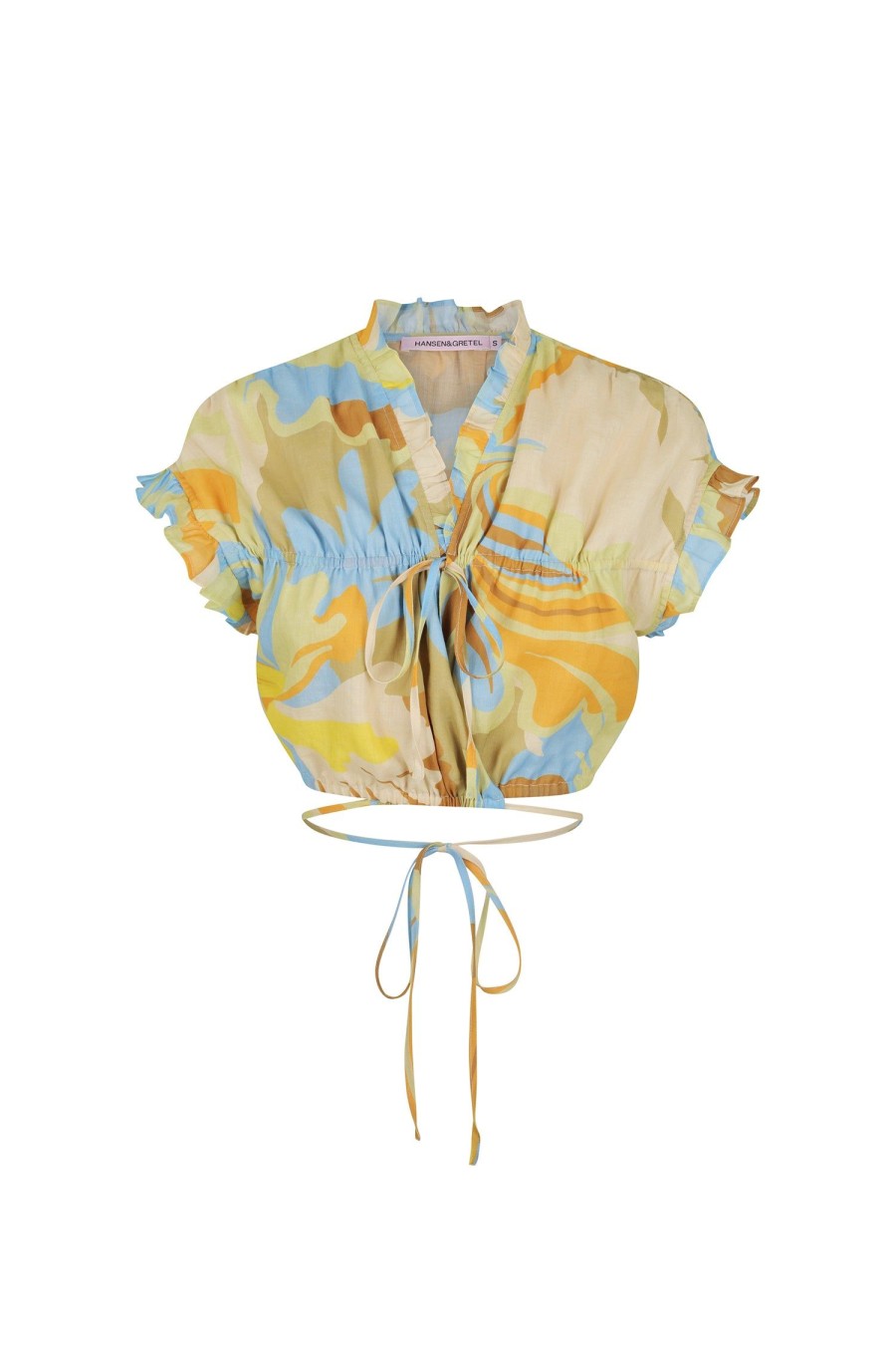 Women Hansen & Gretel Tops | Fraser Top Poolside Print