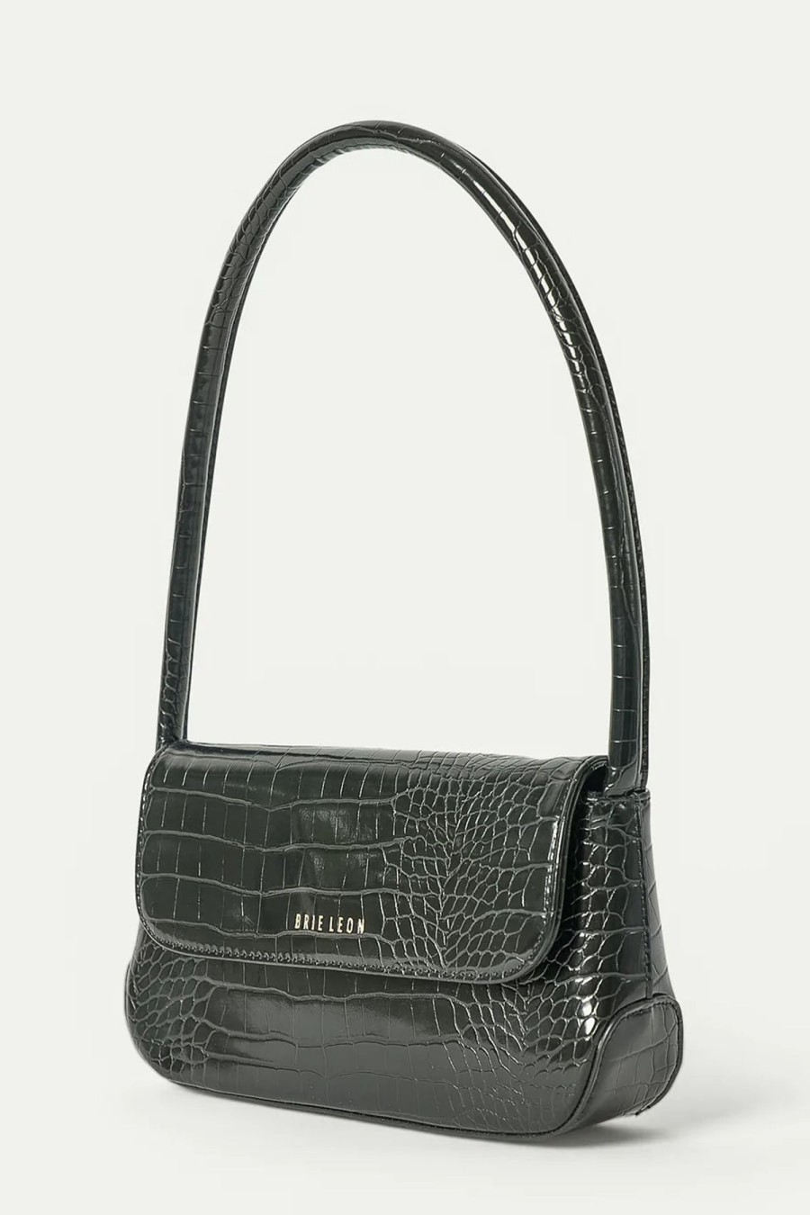 Women Hansen & Gretel Bags | Mini Camille Bag Black Matte Croc