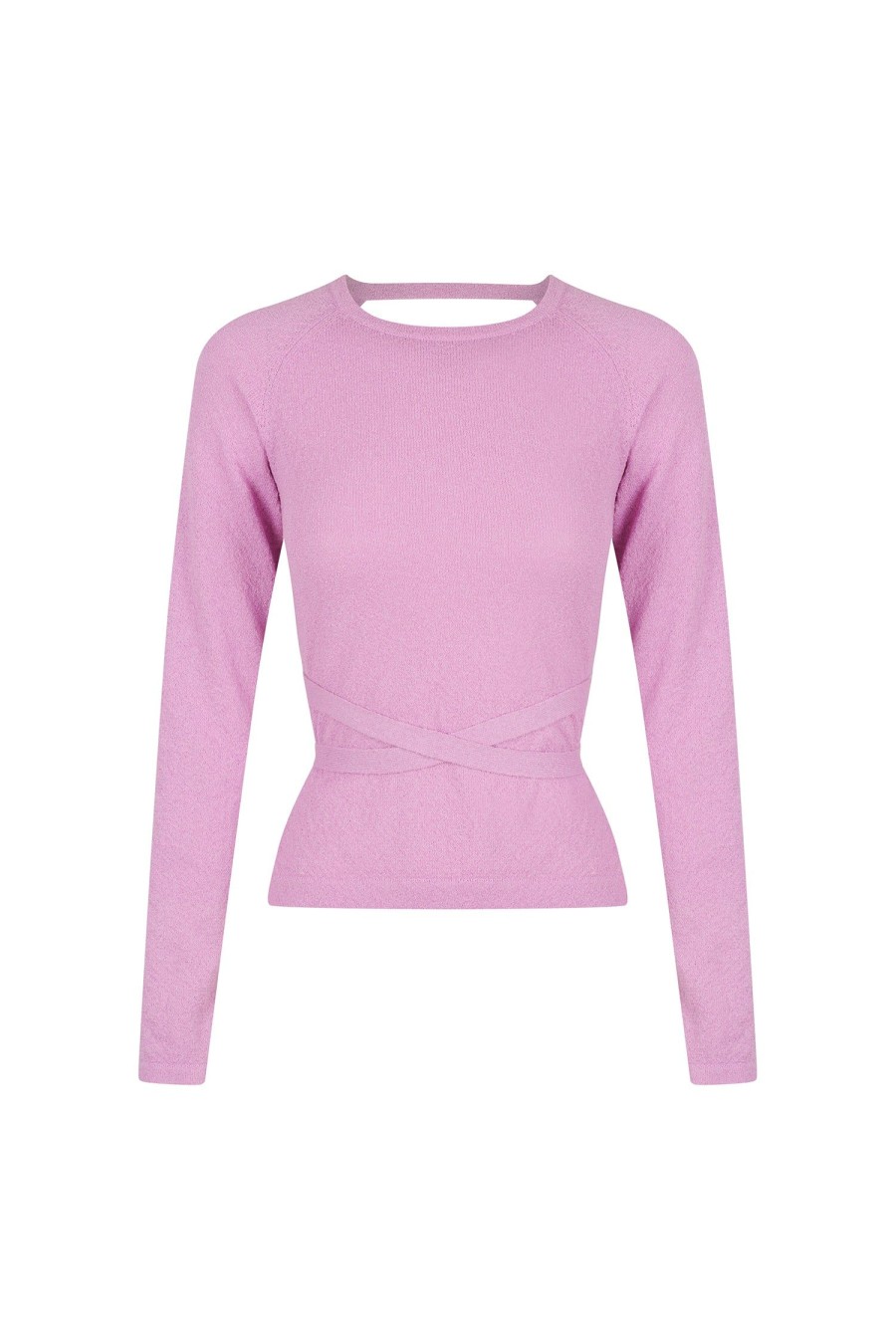 Women Hansen & Gretel Knitwear | Clarence Backless Knit Top Lilac