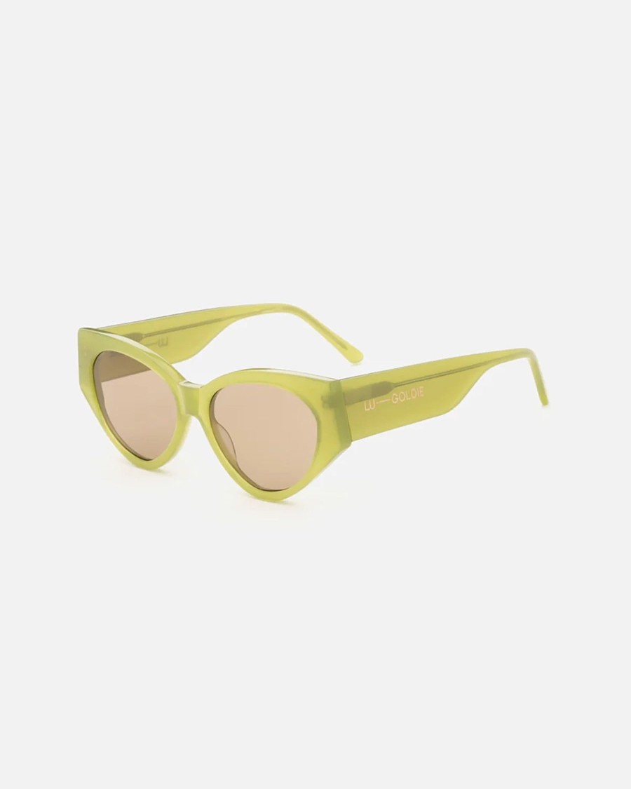 Women Hansen & Gretel Eyewear | Lu Goldie Milou Leaf