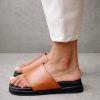 Women Hansen & Gretel | Alohas Toe Ring Flop Slide Tan