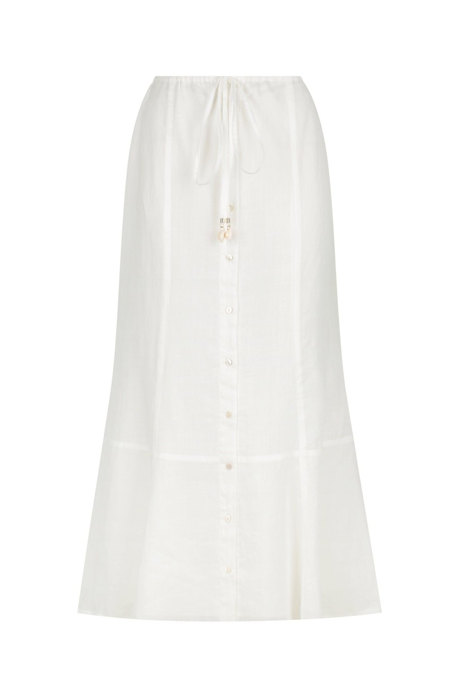 Women Hansen & Gretel Skirts | Hillen Flared Midi Skirt Ivory