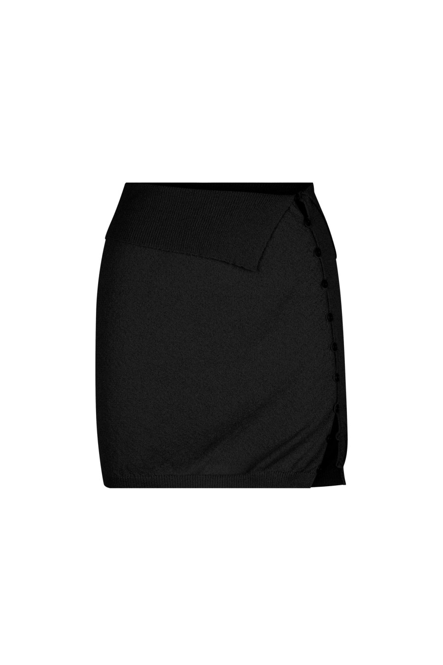 Women Hansen & Gretel Skirts | Minogue Knit Mini Skirt Black