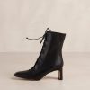 Women Hansen & Gretel | Alohas Route Laced Up Boot Black