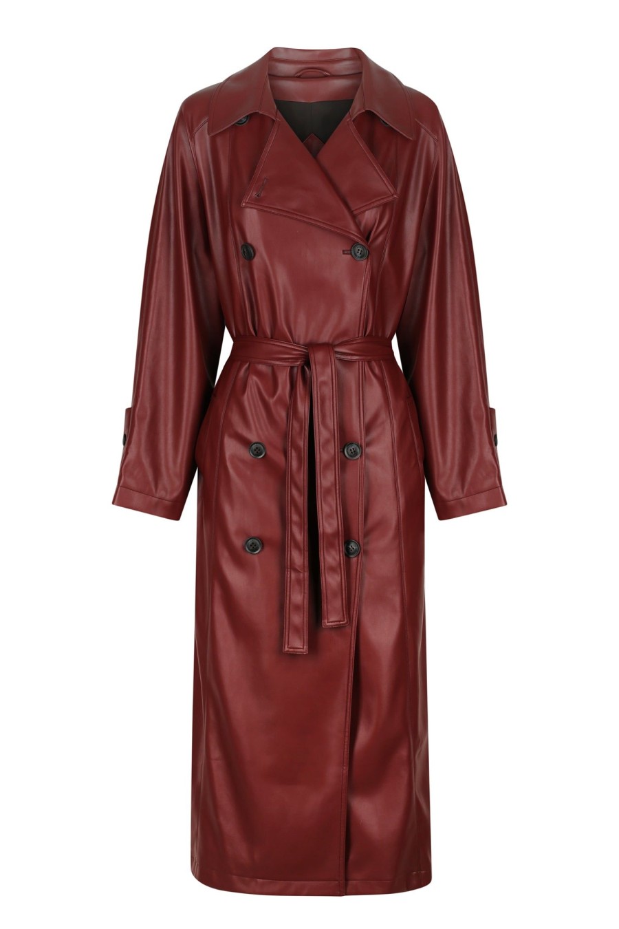 Women Hansen & Gretel Jackets | Lee Leather Trench Shiraz