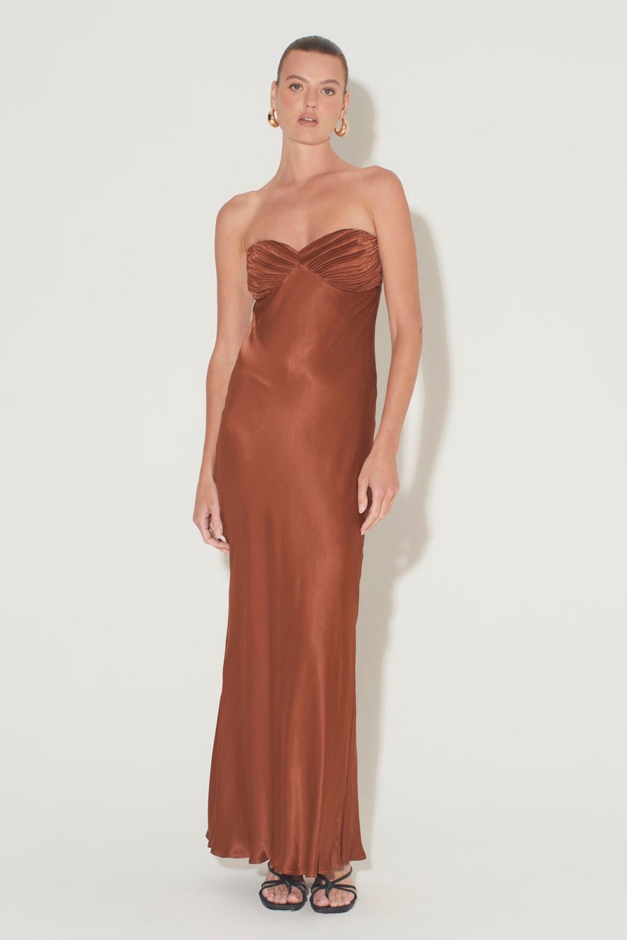 Women Hansen & Gretel Dresses | Becca Dress Chestnut