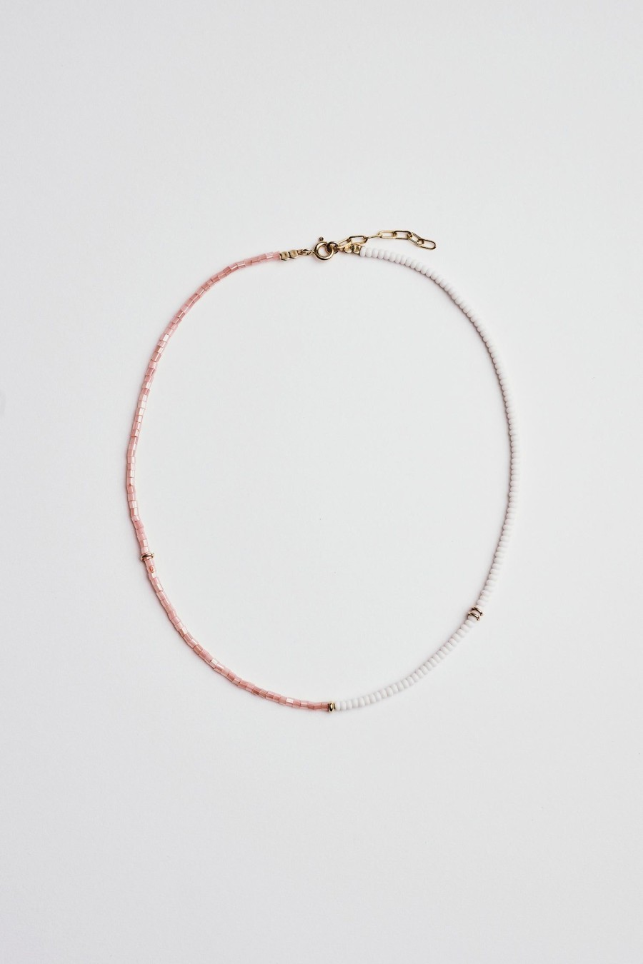 Women Hansen & Gretel Jewellery | Athena + Co Reflects Necklace Peach