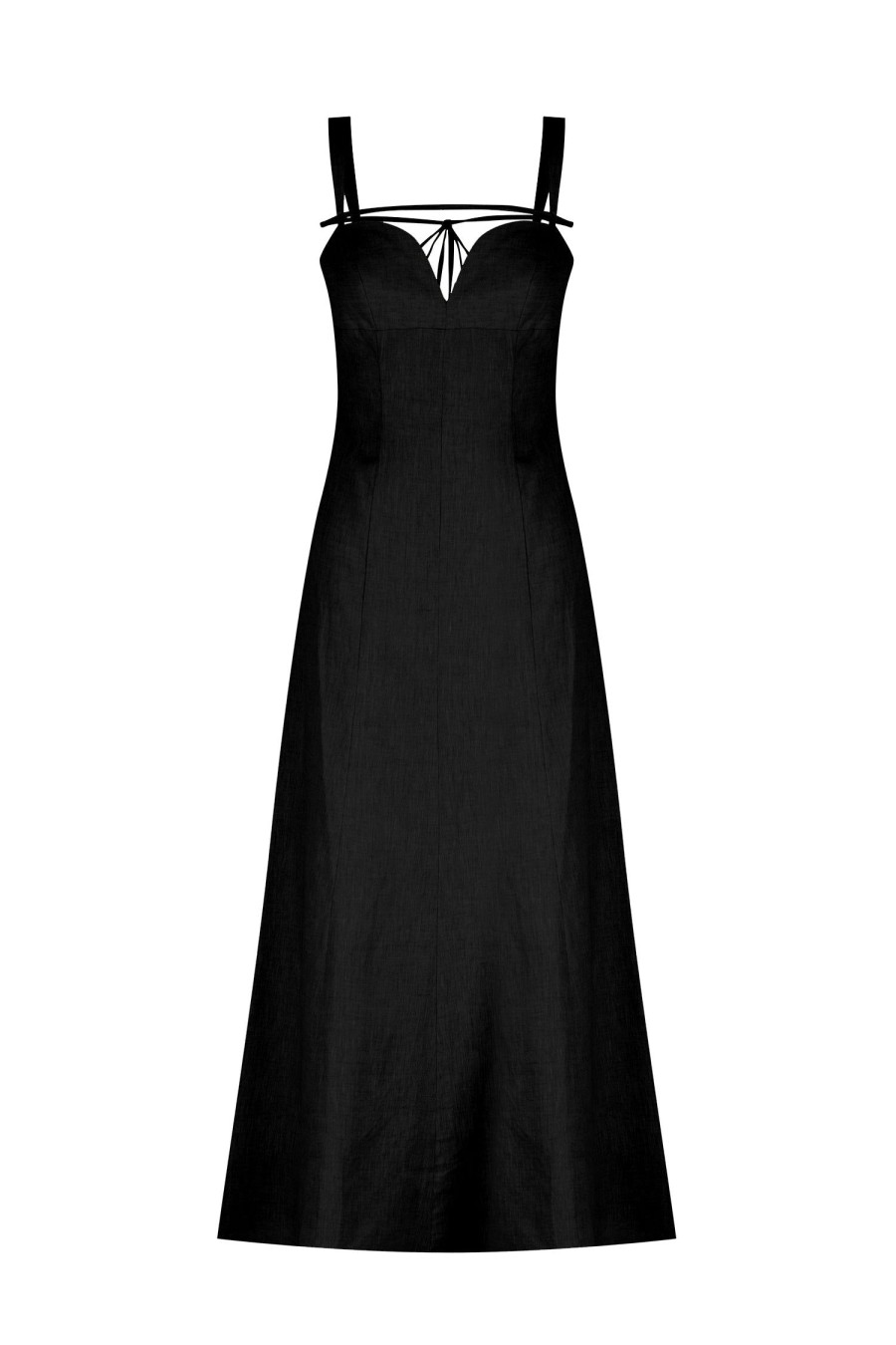 Women Hansen & Gretel Dresses | Porter Midi Dress Black